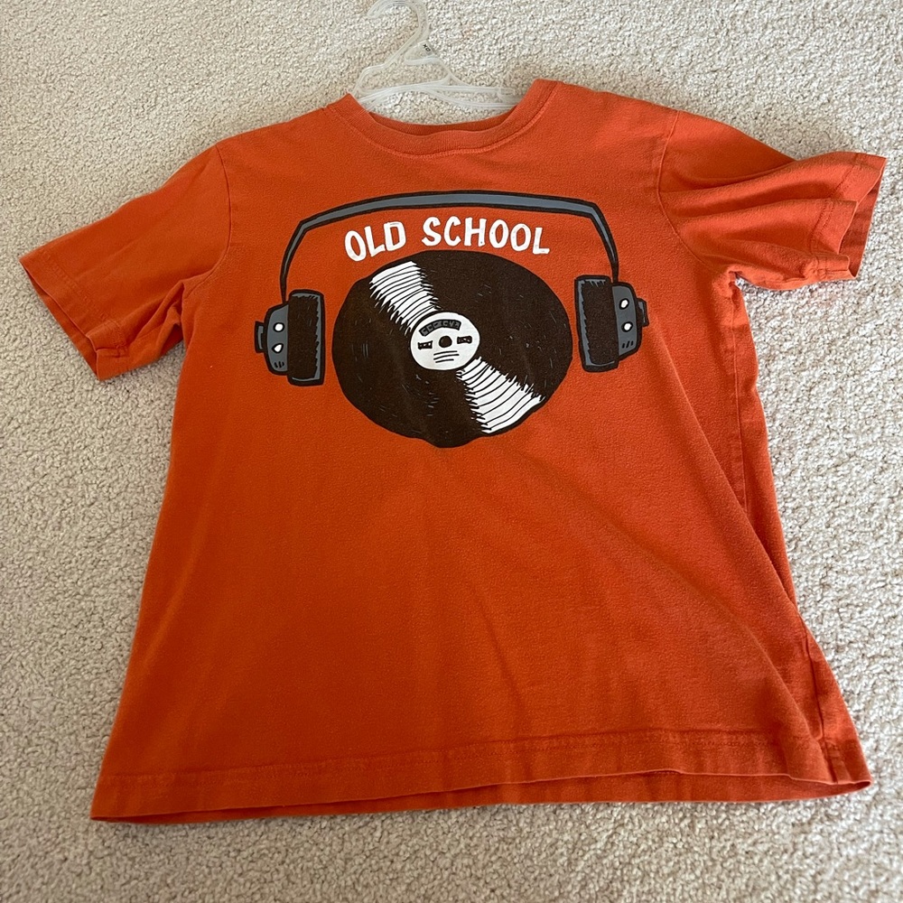 Orange “Old School” T shirt